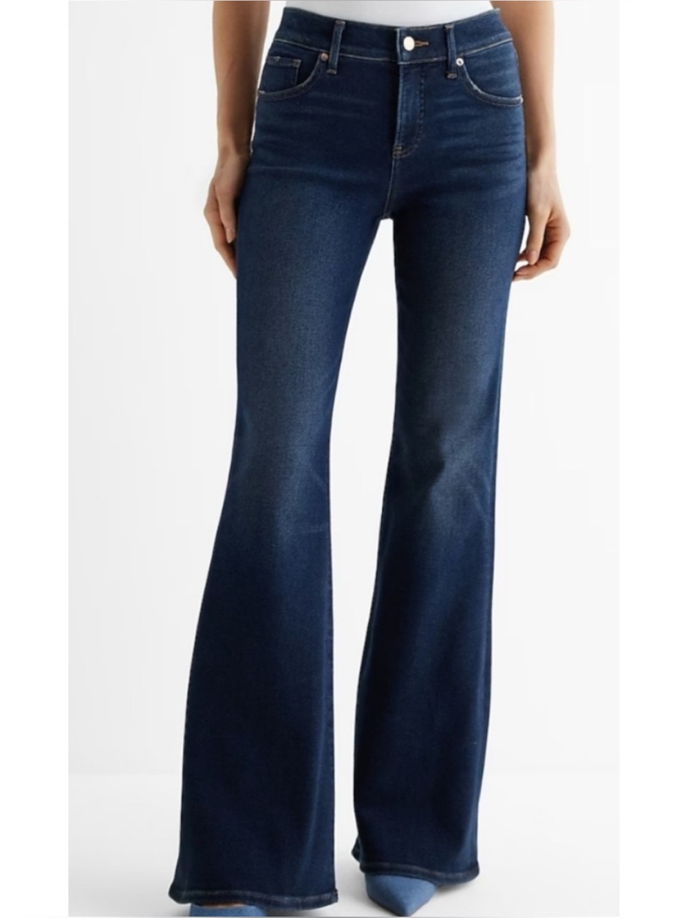 Express High Rise Flare Jeans